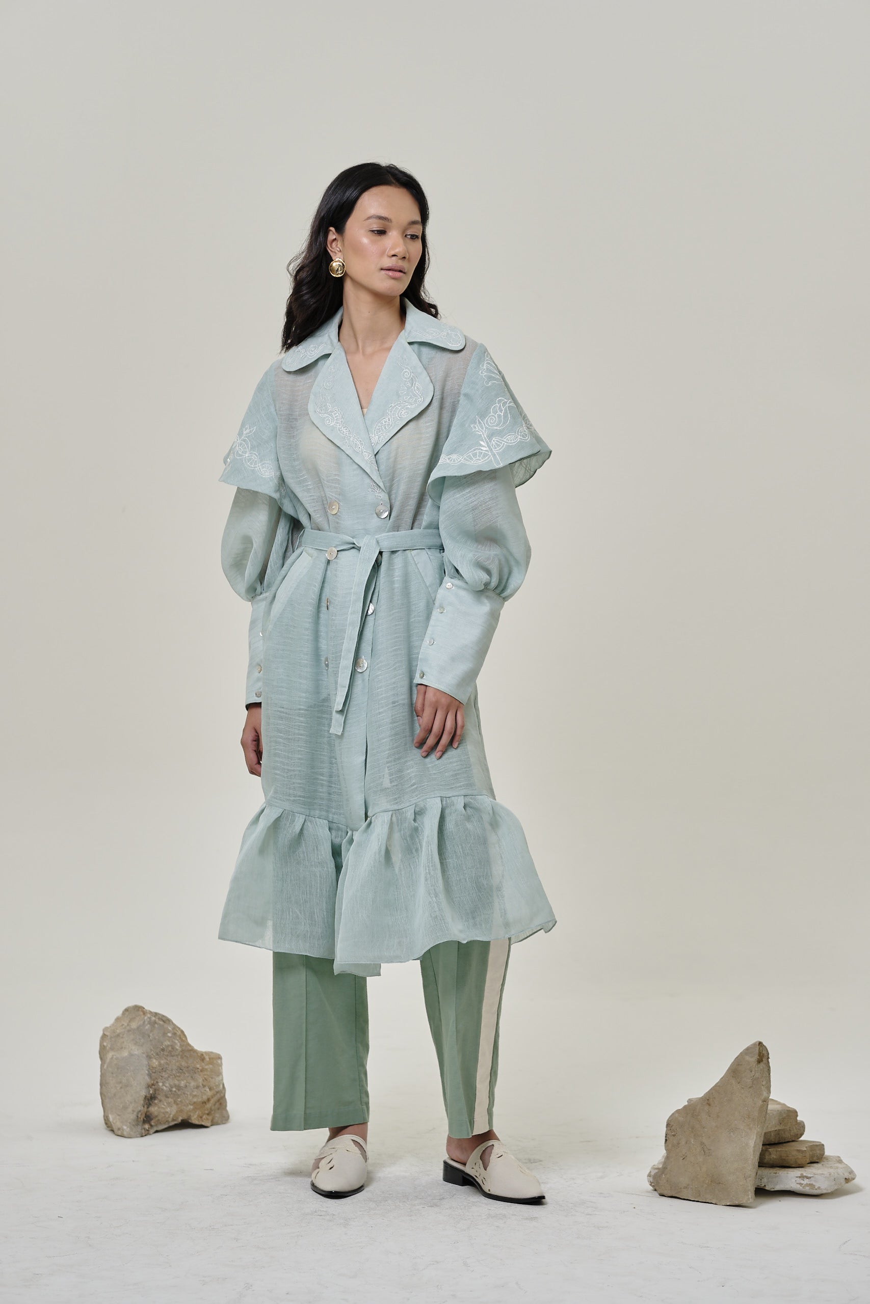 Java Coat Mint Green