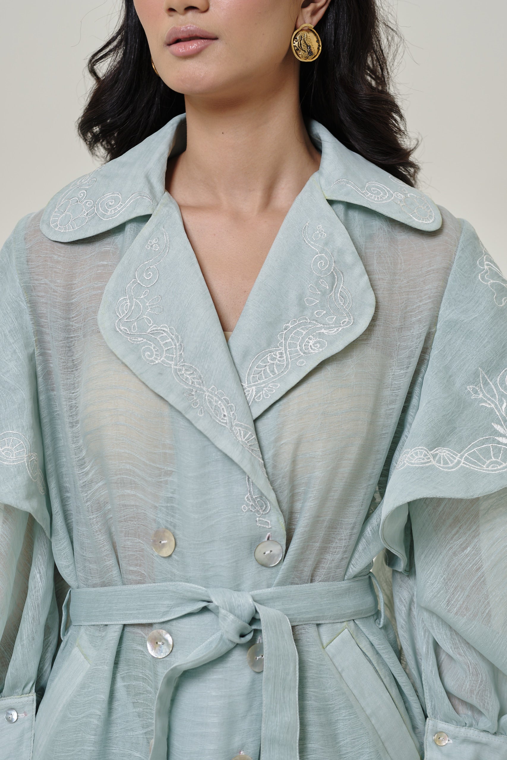 Java Coat Mint Green