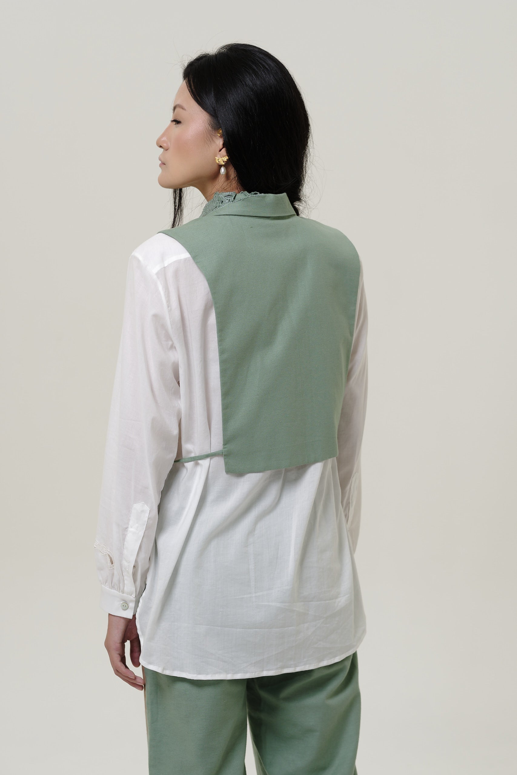 Padar Collar Bib Mint Green